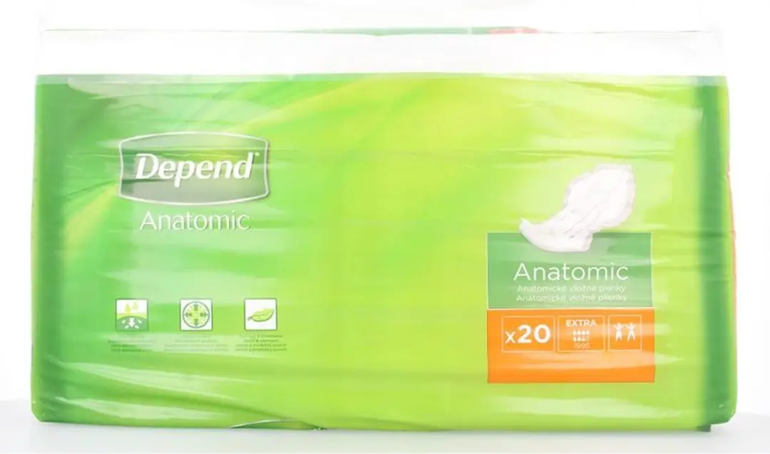 Depend Incontinentie-inlegkruisjes Anatomic Extra - 20 Stuks