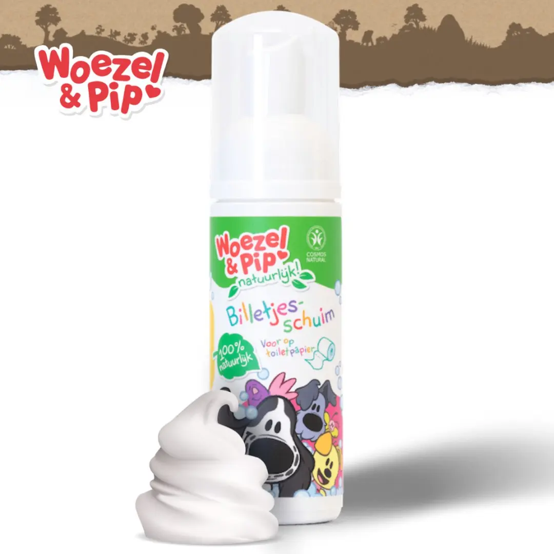 Woezel en Pip Natuurlijk! Billetjesschuim 150ml