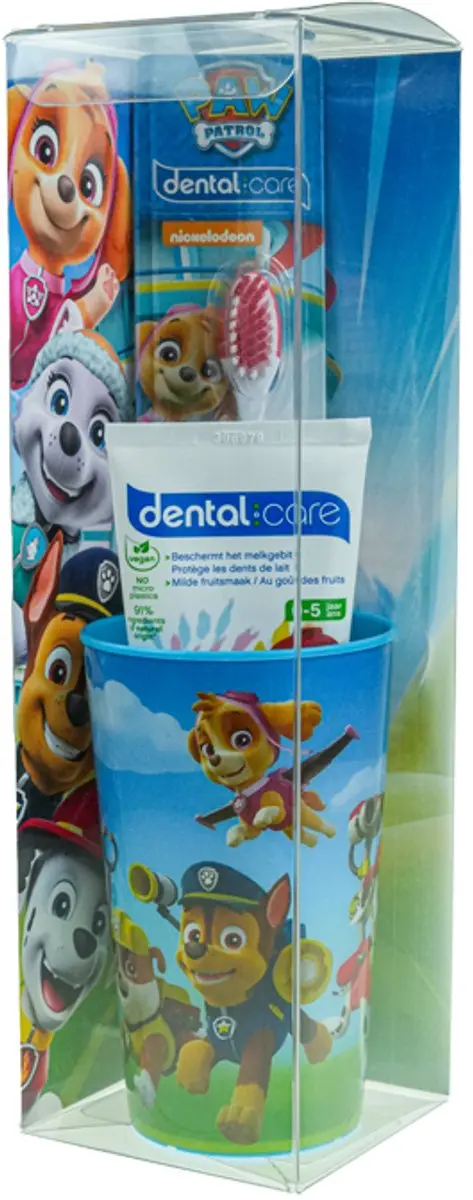 Dermo Care Paw Patrol Poetsset Dental Care - 3 Stuks - Blauw