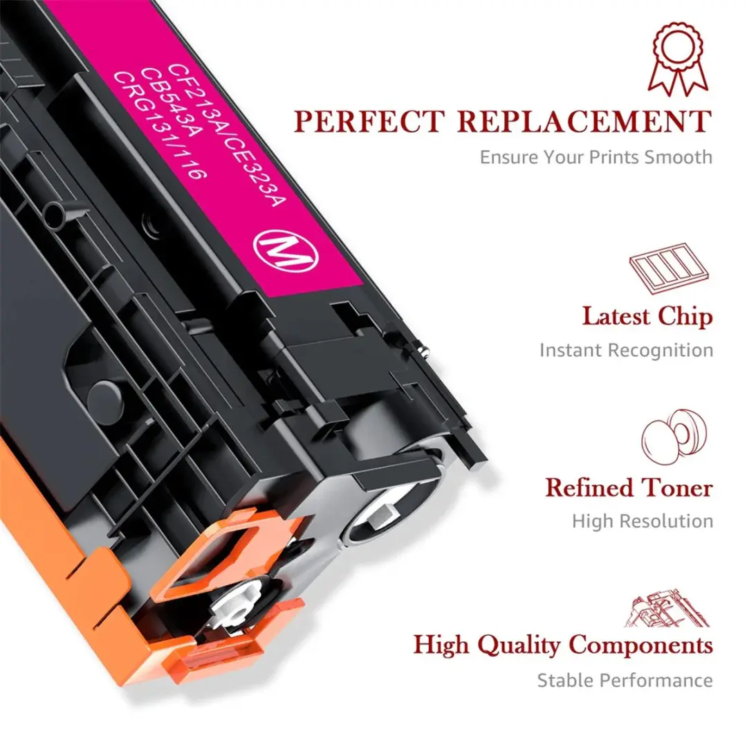weCare Toner Multipack CF210X - 4 Stuks - HP LaserJet Pro 200 M251/M276