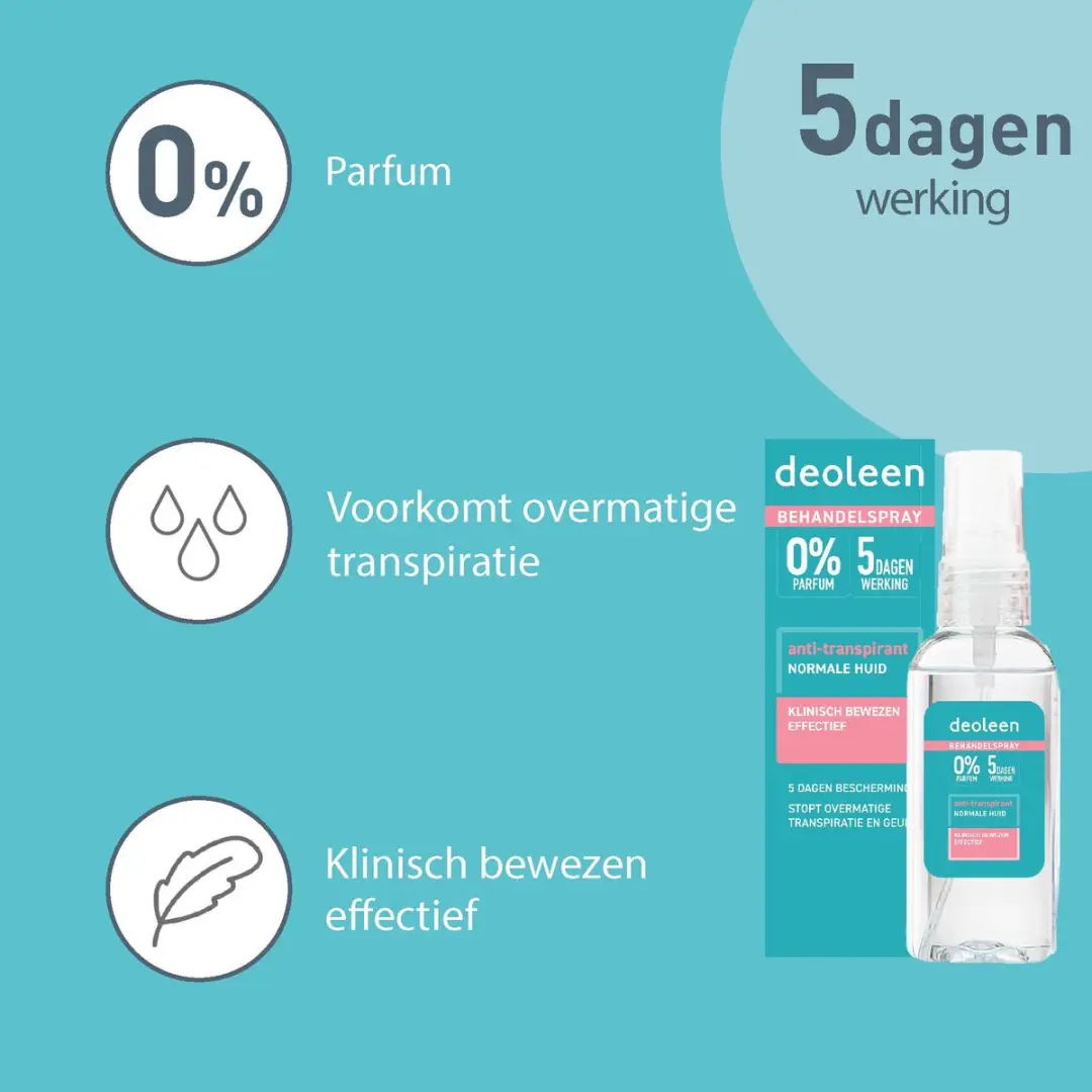 Deoleen Behandelspray Anti-transpirant 30ml