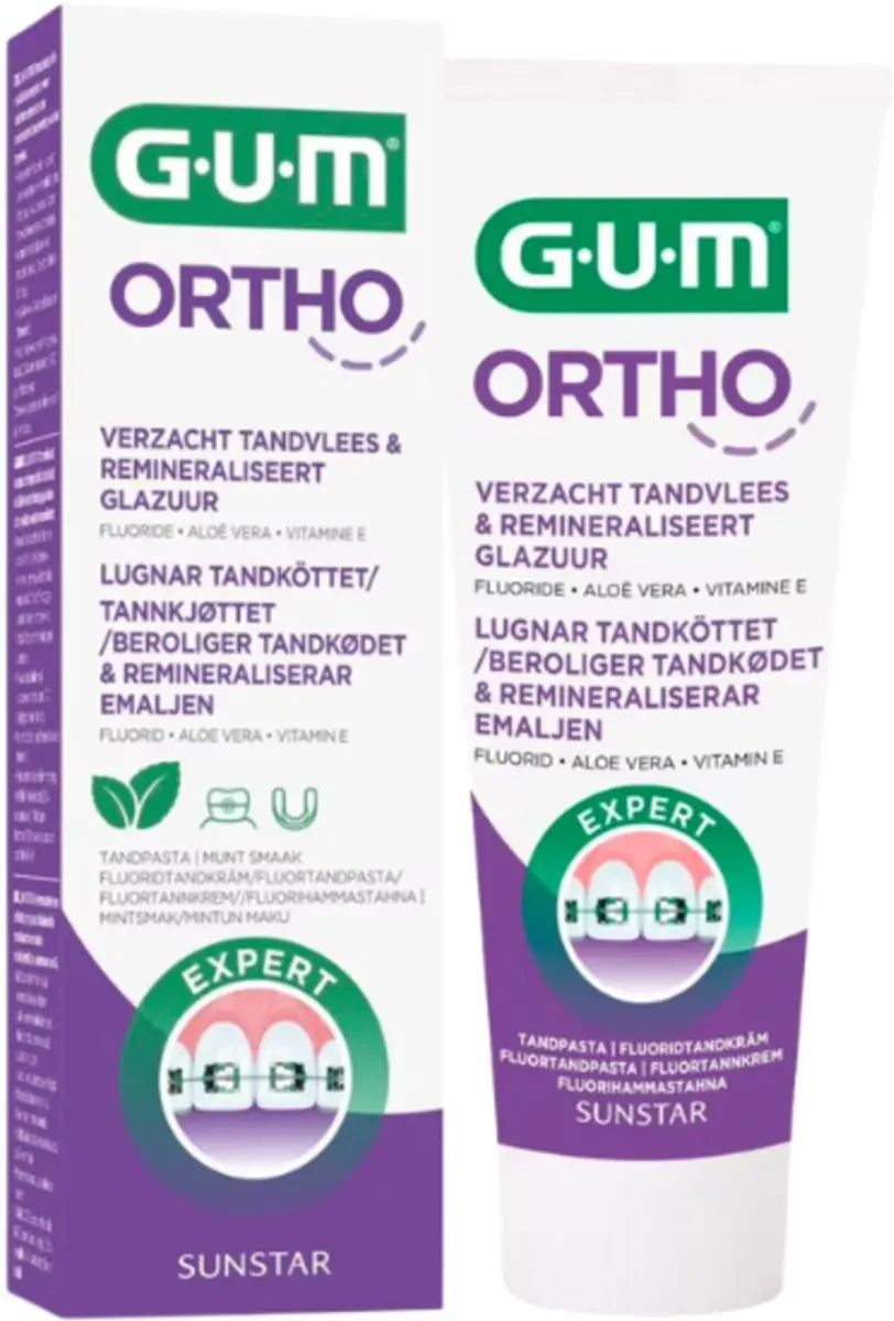 Gum Ortho Tandpasta 75ml - Munt