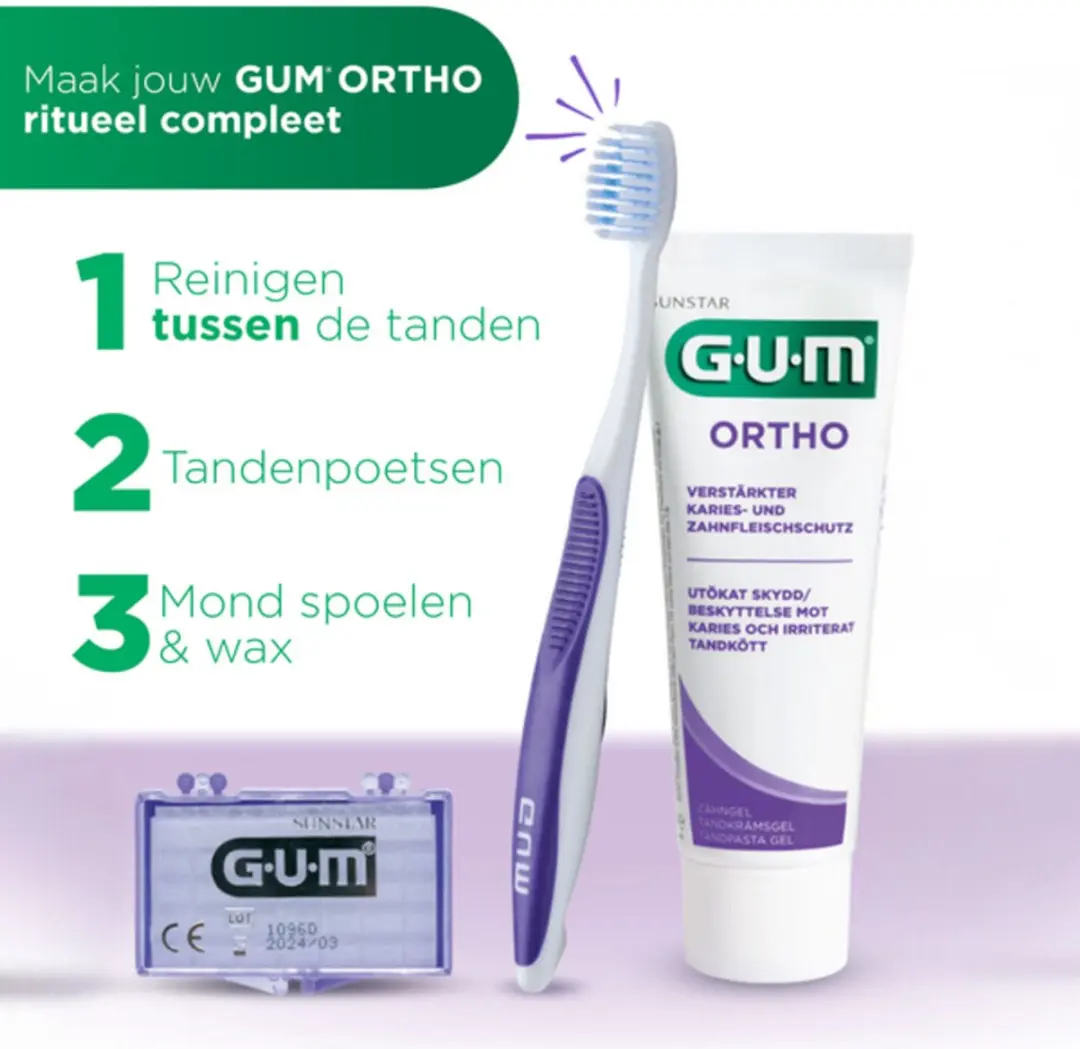 Gum Ortho Tandpasta 75ml - Munt