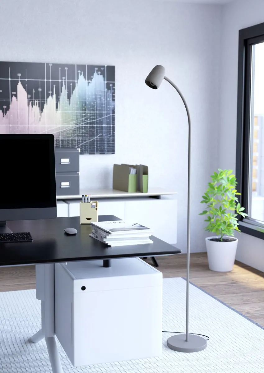 Eglo Carlo Vloerlamp 170cm - Zandkleur