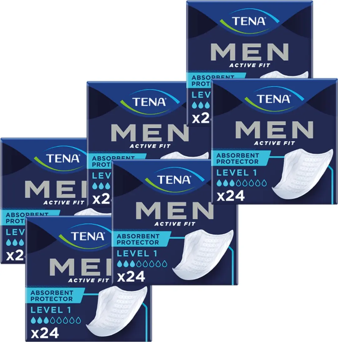 TENA Men Active Fit Level 1 - 144 Stuks