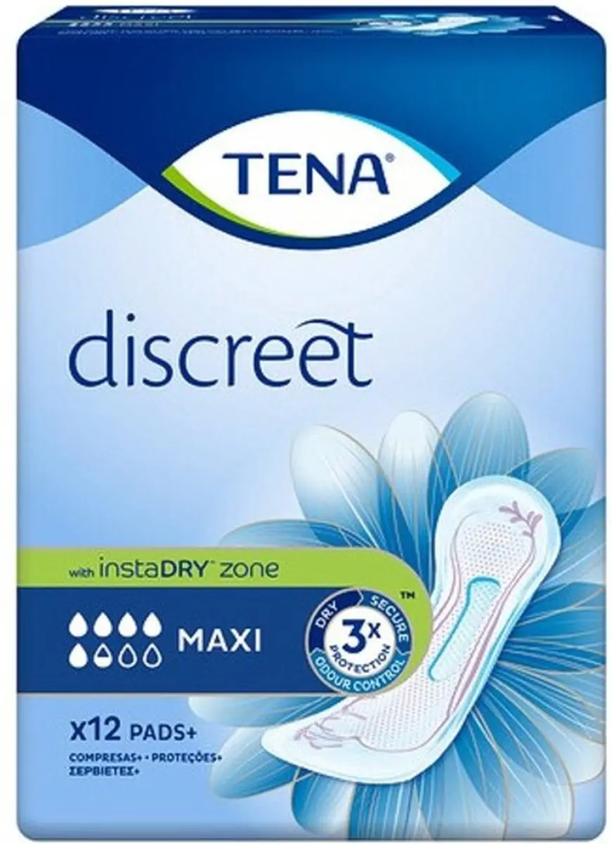 TENA Lady Maxi Discreet Protect+ Incontinentie Maandverband