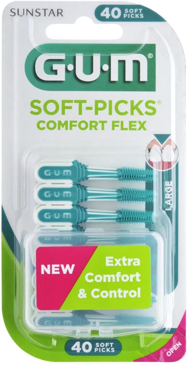 GUM Soft-Picks Comfort Flex Large - 120 Stuks