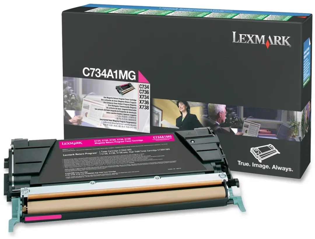 Lexmark 0C734A1MG Tonercartridge