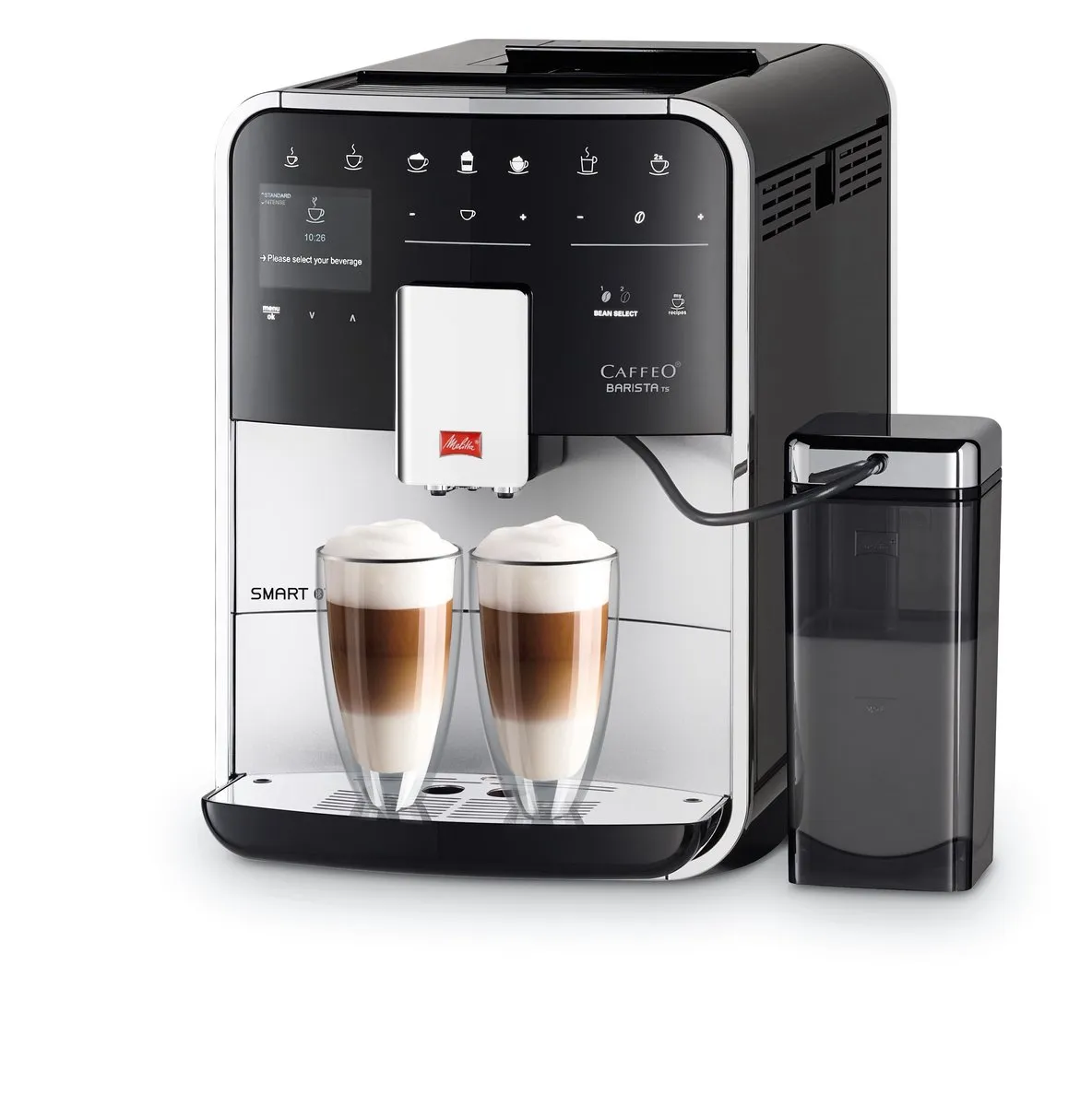 Melitta Barista Smart TS F850-101 Espressomachine - Zilver-Zwart - afbeelding 6 van 6