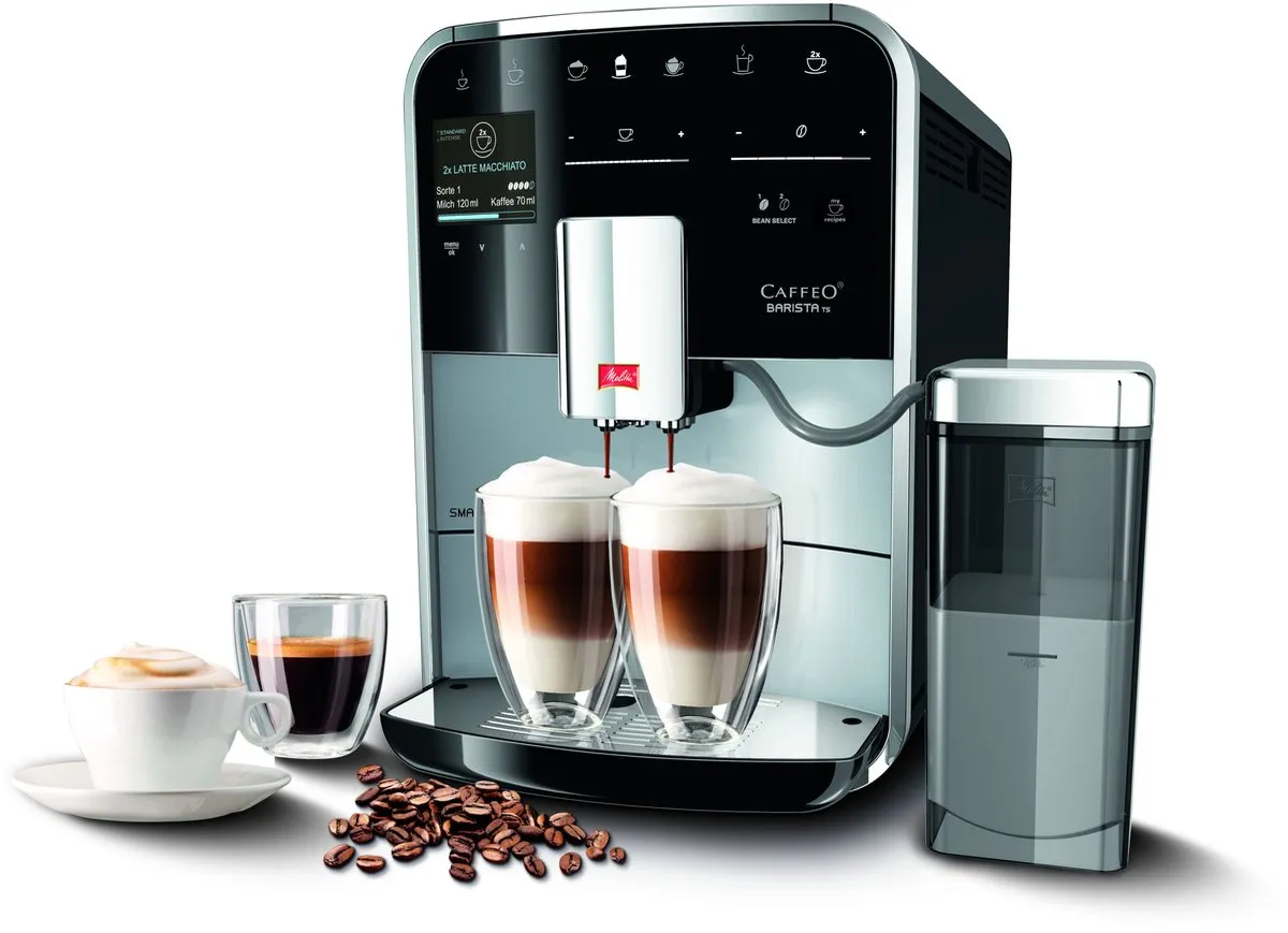 Melitta Barista Smart TS - Espressomachine - Zilver