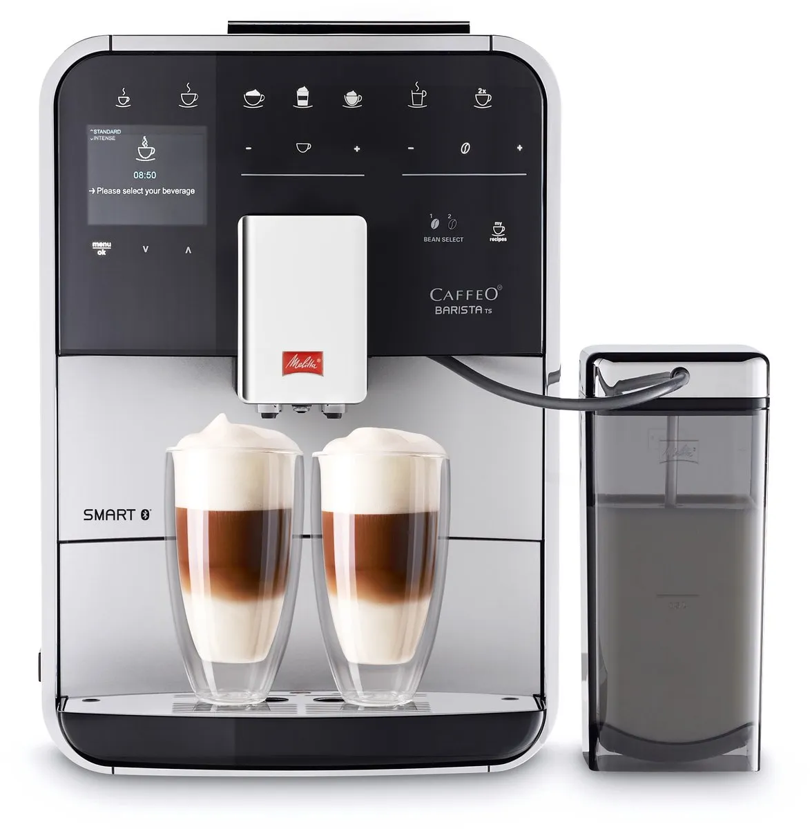 Melitta Barista Smart TS - Espressomachine - Zilver