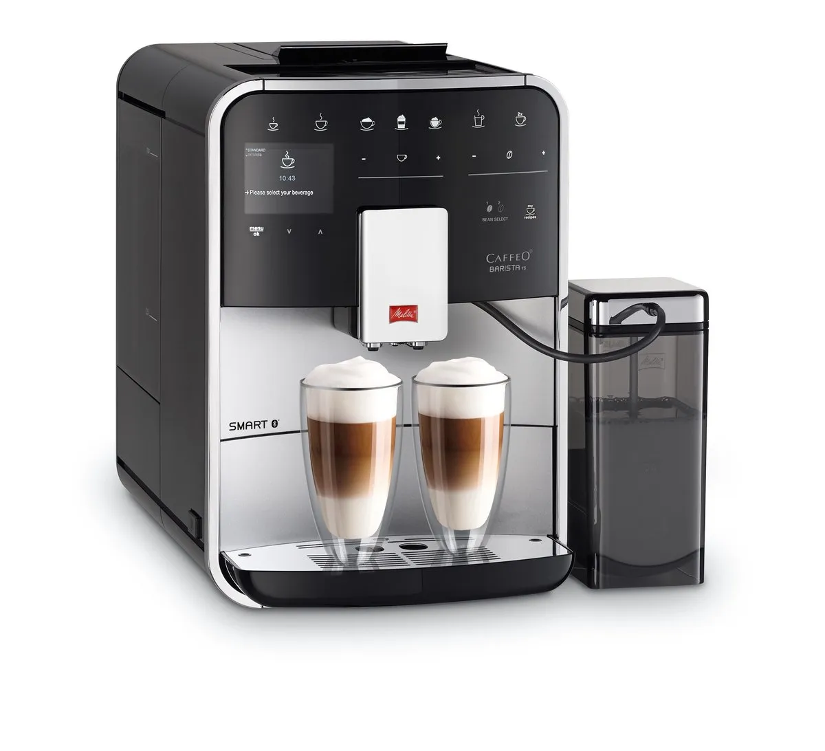 Melitta Barista Smart TS - Espressomachine - Zilver