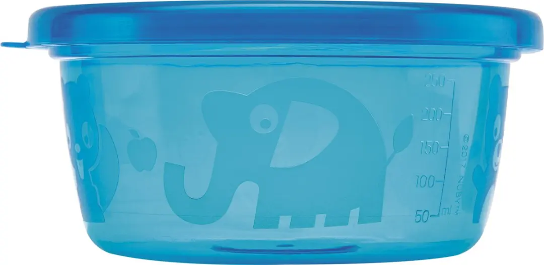 Nûby Lunchboxset 6x300ml - Geel/Blauw/Groen/Rood/Oranje