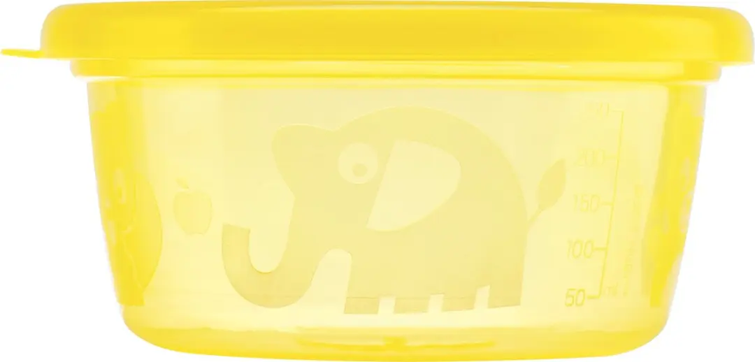 Nûby Lunchboxset 6x300ml - Geel/Blauw/Groen/Rood/Oranje - afbeelding 6 van 6