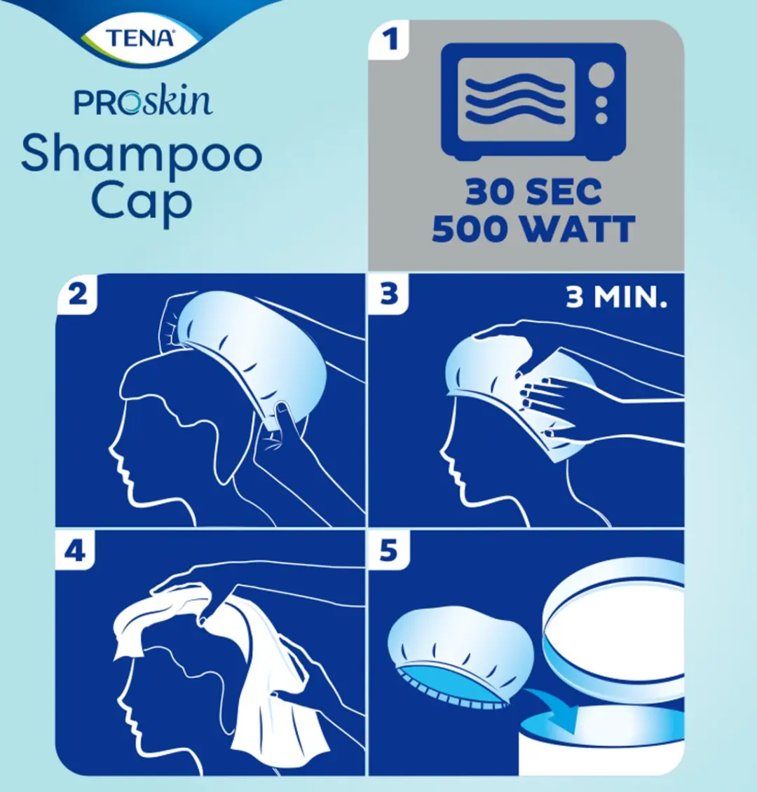 TENA Proskin Shampoo Cap