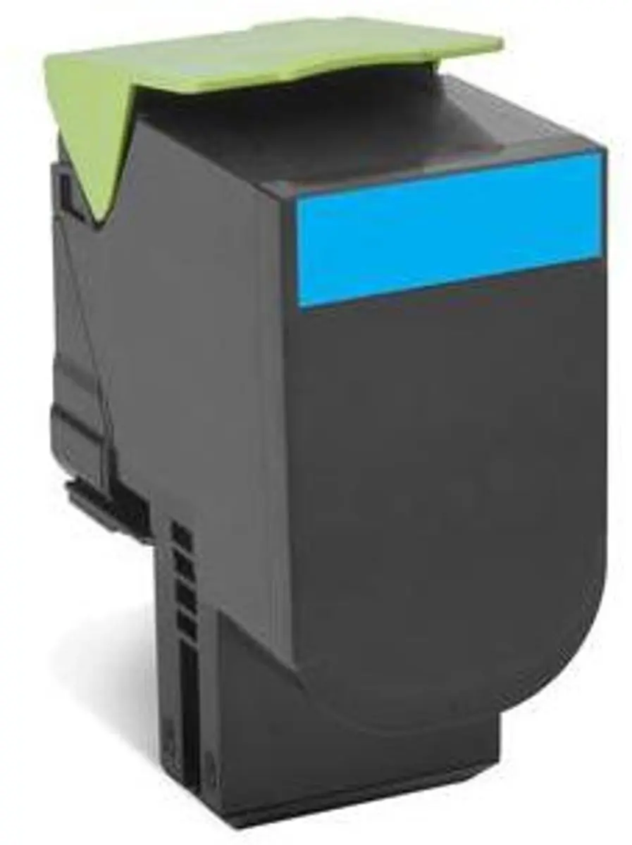 Lexmark 80C2HCE Tonercartridge - Cyaan