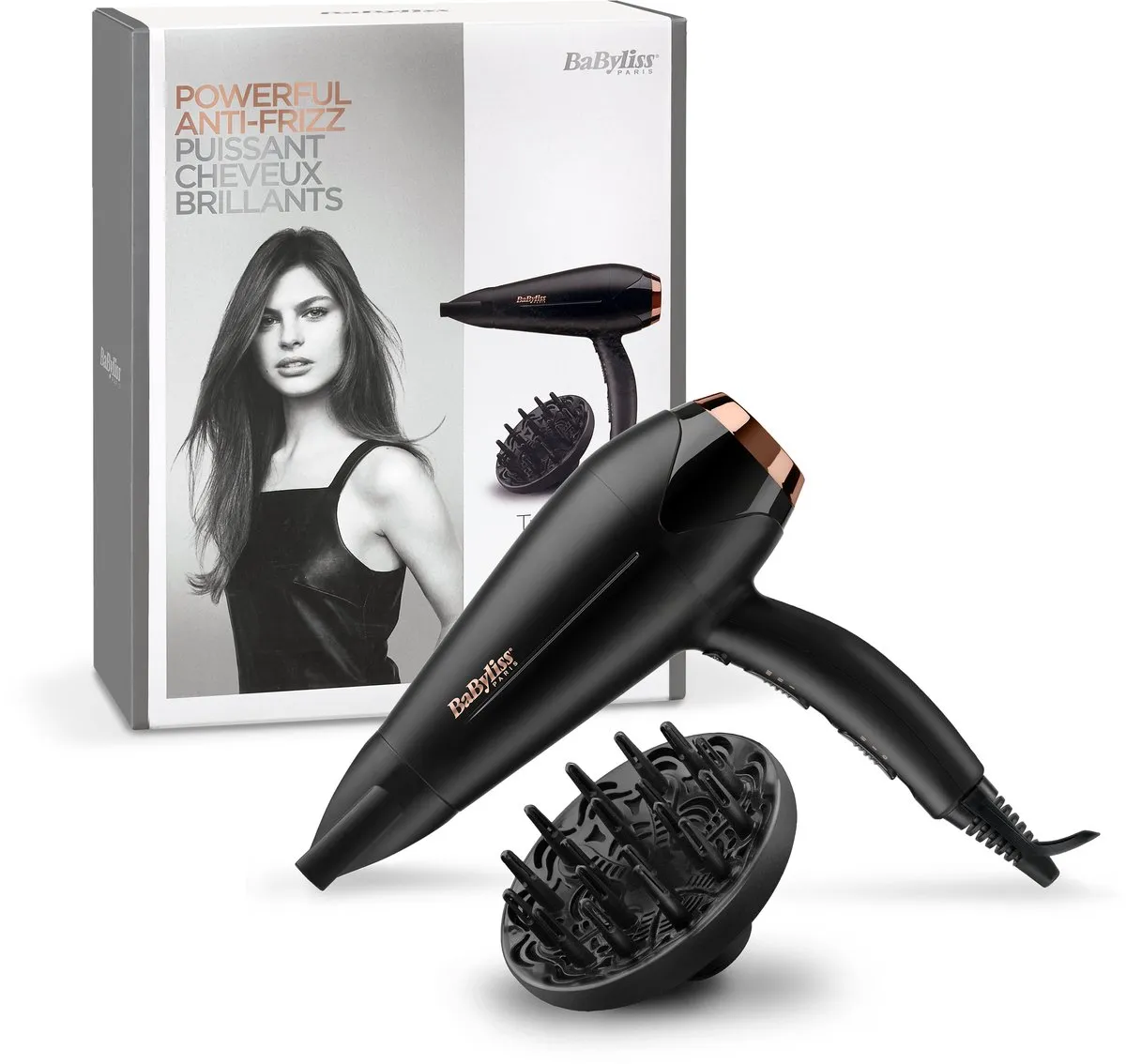 Babyliss Turbo Smooth 2200 Fohn D570DE - 2200W