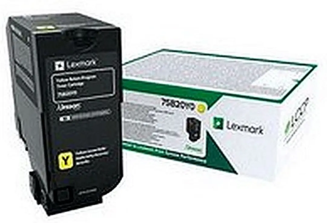 Lexmark 75B20Y0 Toner - Geel - 10.000 pagina's
