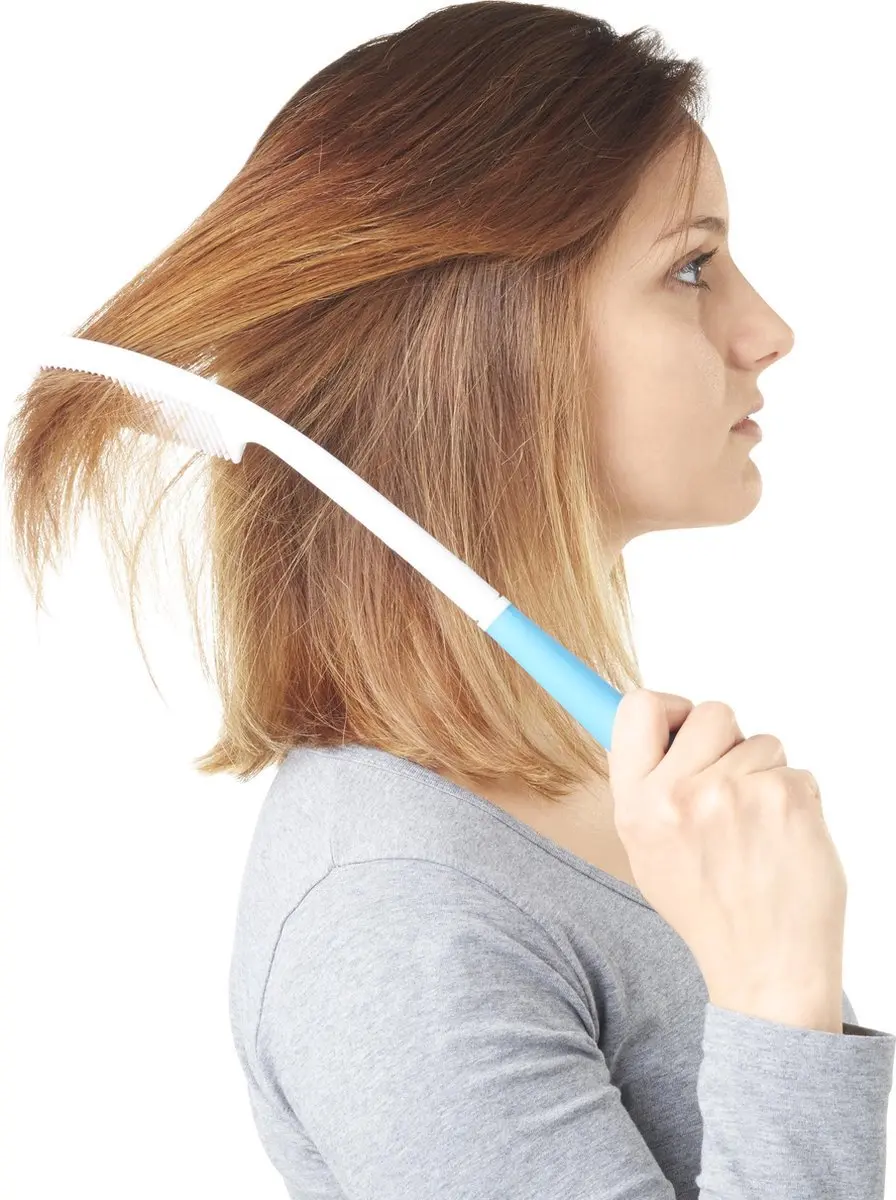 Vitility Ergonomische Haarkam - Wit