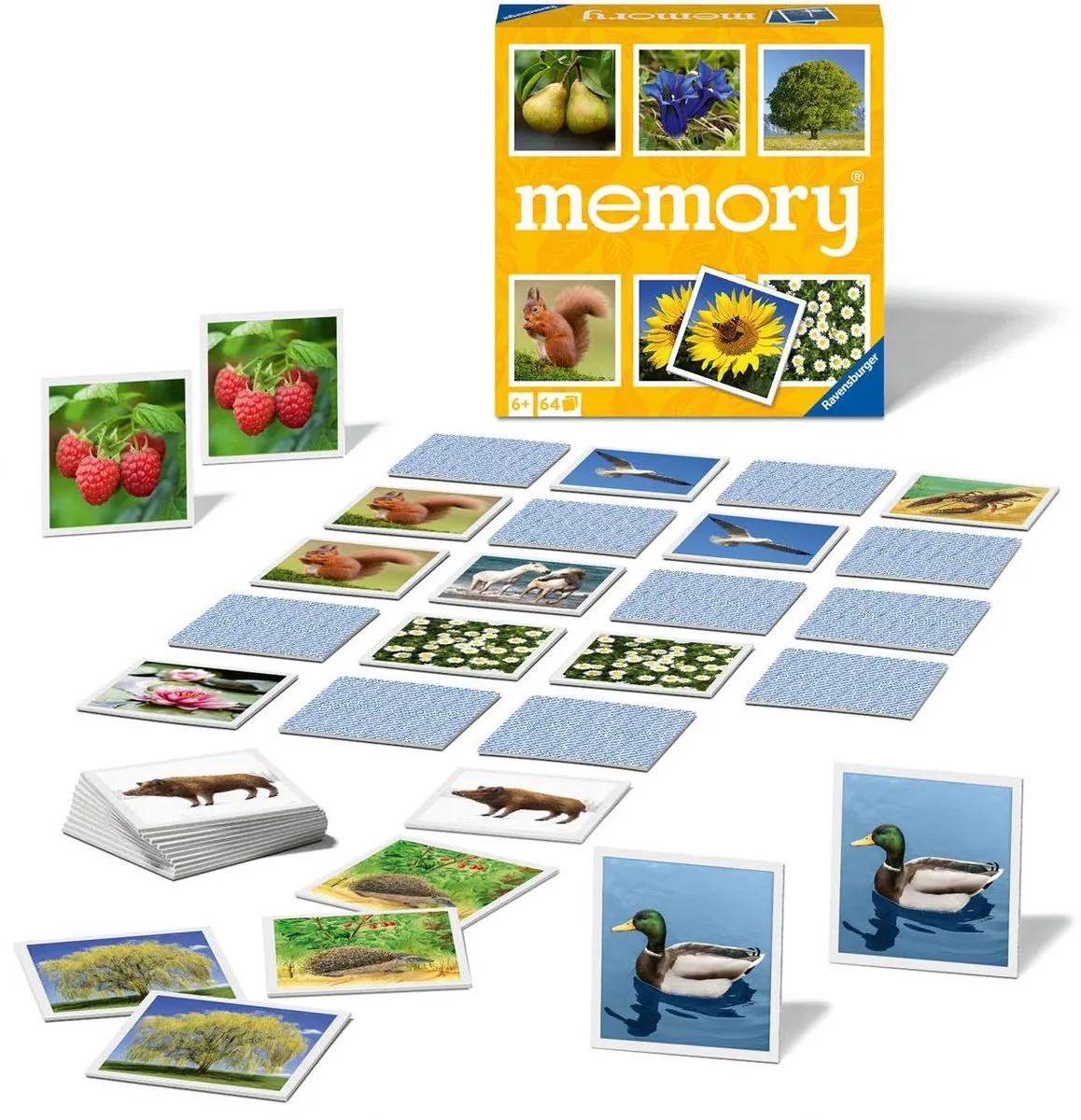 Ravensburger Nature Memory 20881 - Bordspel - 2-8 Spelers