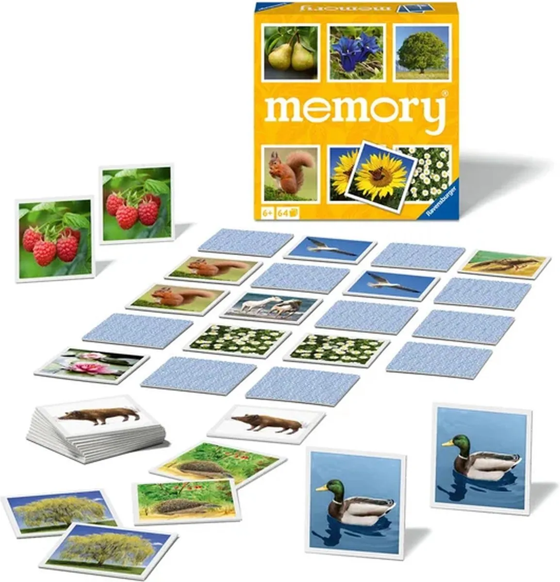 Ravensburger Nature Memory 20881 - Bordspel - 2-8 Spelers