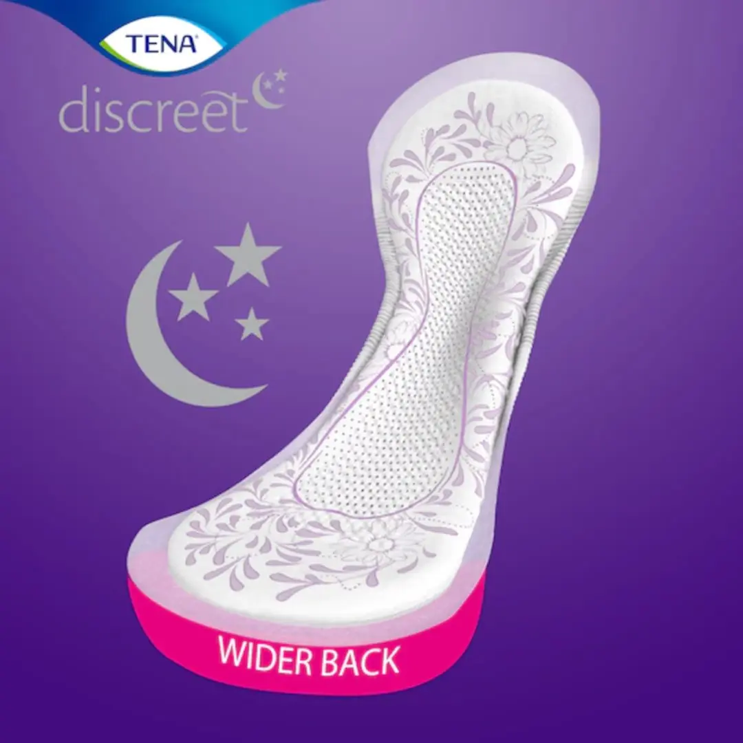 TENA Discreet Normal Night Inlegverband - 120 Stuks