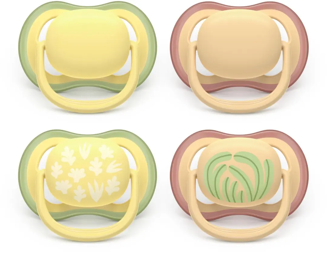 Philips Avent Ultra Air Fopspeen 0-6mnd - 4 Stuks - Neutral Oranje