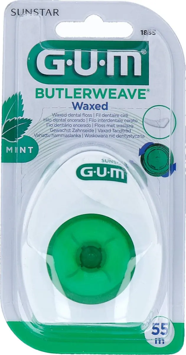 Gum Butterweave Waxed Flosdraad 55m - afbeelding 6 van 6