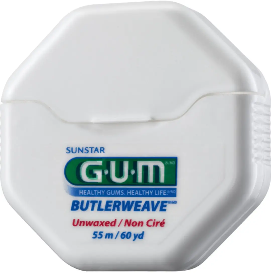 Gum Butterweave Waxed Flosdraad 55m