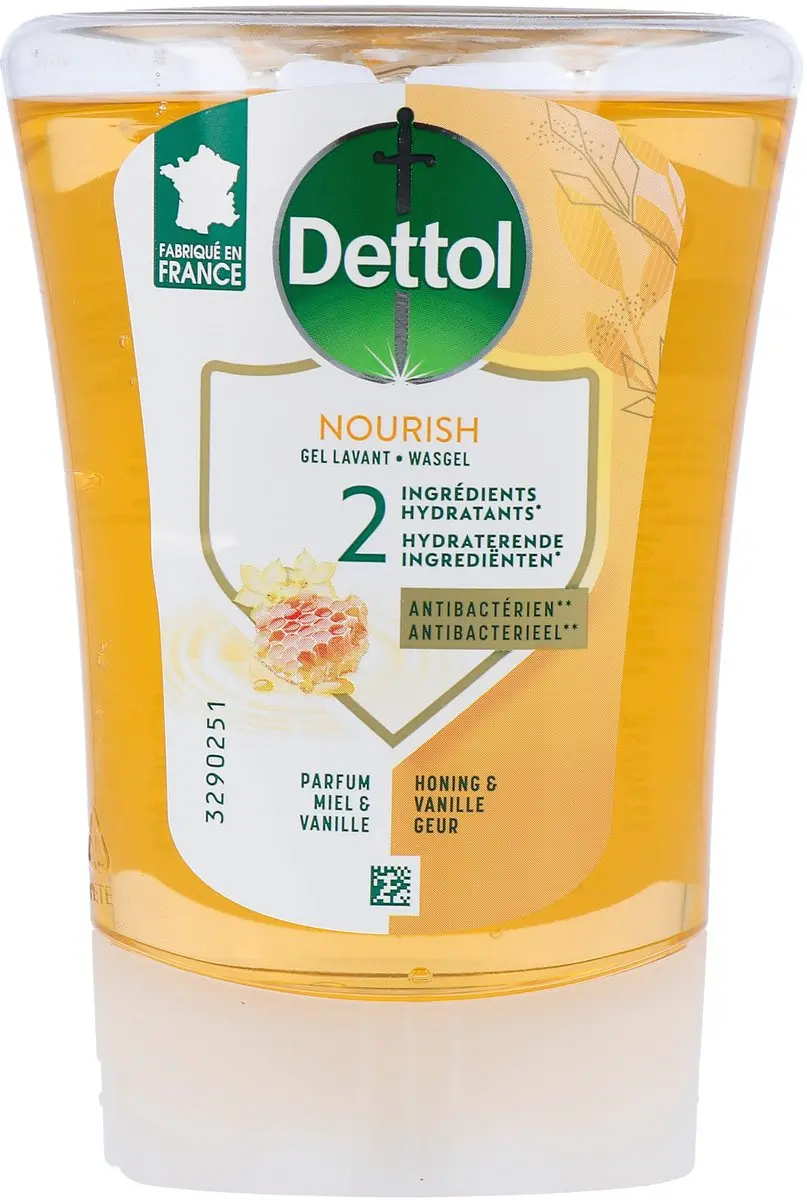 Dettol No-Touch Navulling Handzeep Honing & Galamboter 250ml - afbeelding 6 van 6