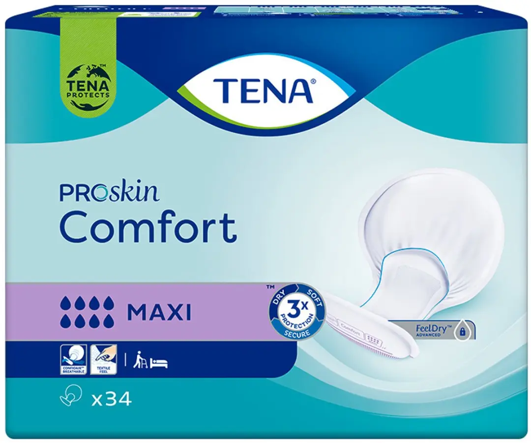 TENA Proskin Comfort Maxi - 34 Stuks - afbeelding 6 van 6