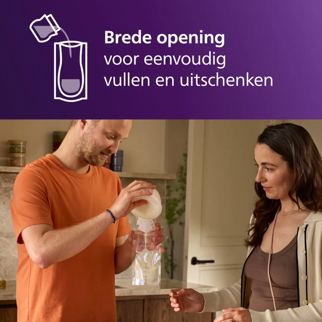 Philips Avent Moedermelk Bewaarzakjes 180ml - 50 Stuks
