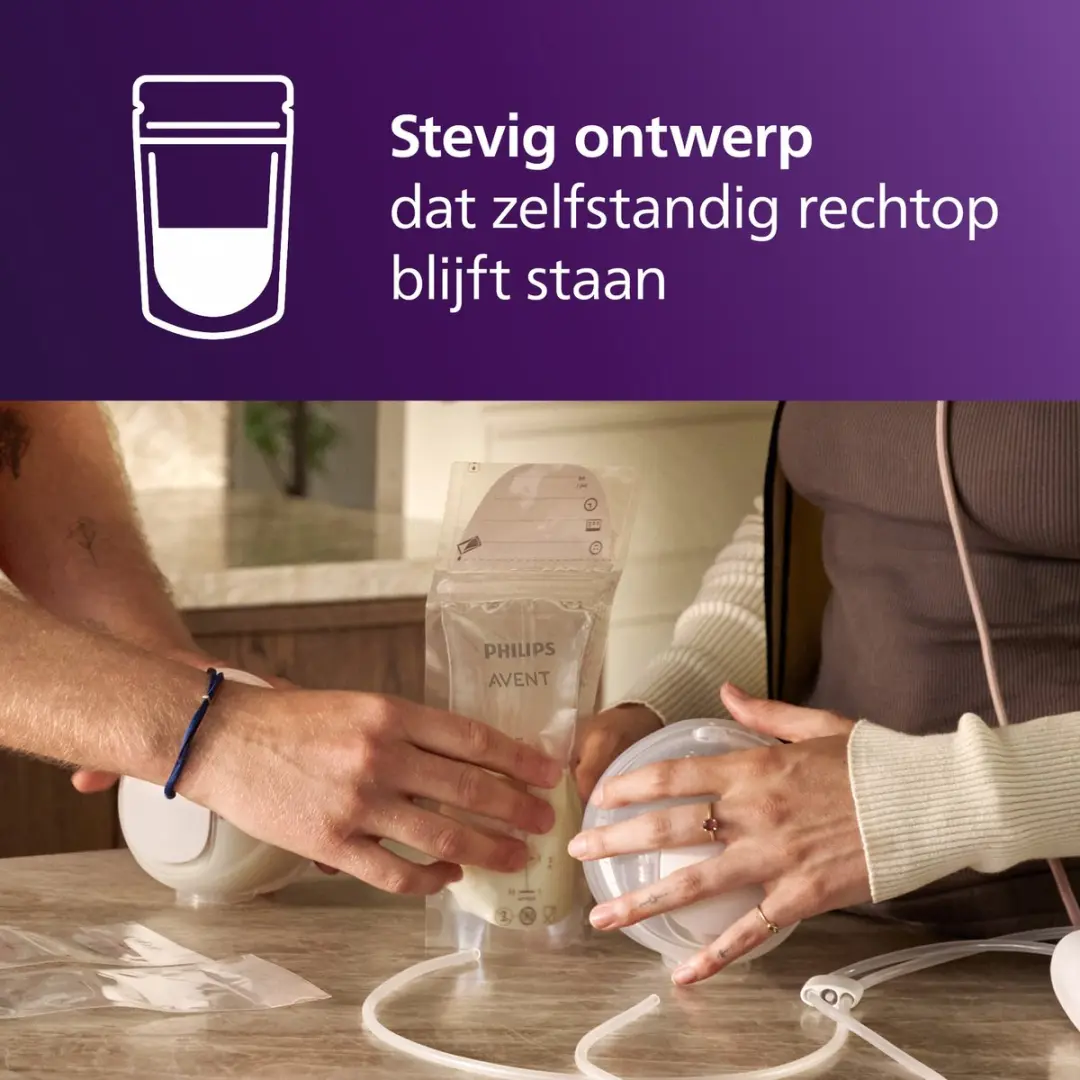 Philips Avent Moedermelk Bewaarzakjes 180ml - 50 Stuks