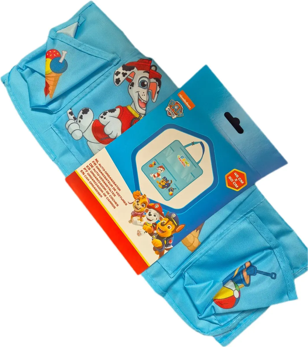 PAW Patrol Autostoel Organizer 50cm - Blauw