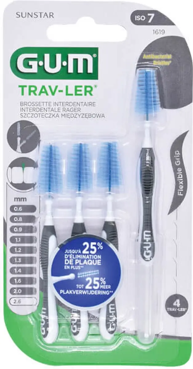 Gum Trav-ler Ragers 2,6mm - 4 Stuks
