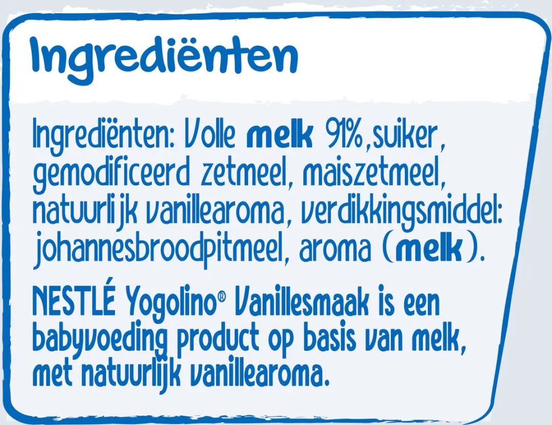 Nestlé Yogolino Vanille Babytoetje 24 Stuks