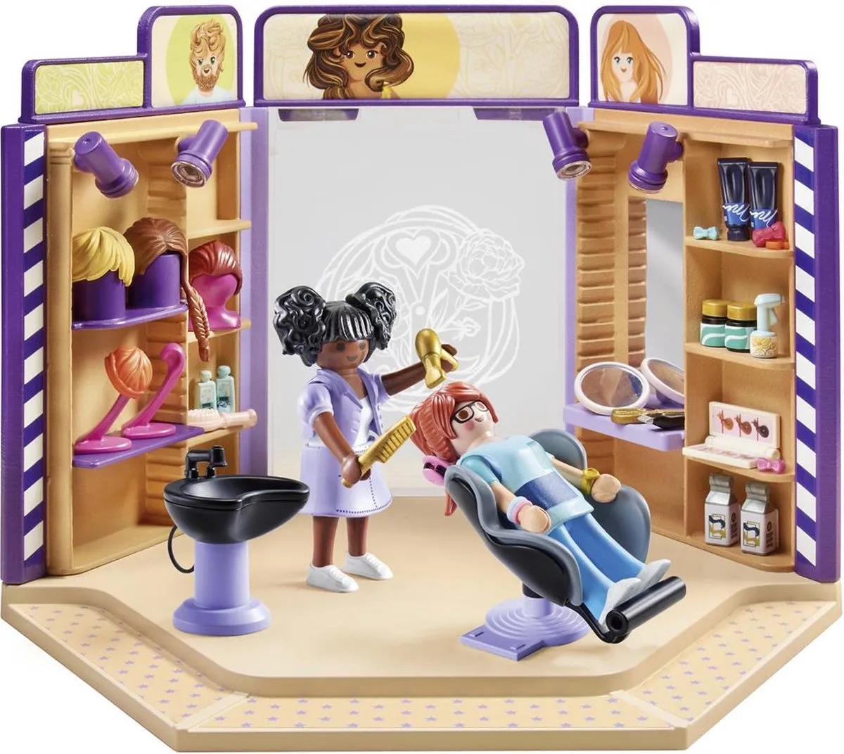 Playmobil My Life Kapsalon 71535 - Multicolor