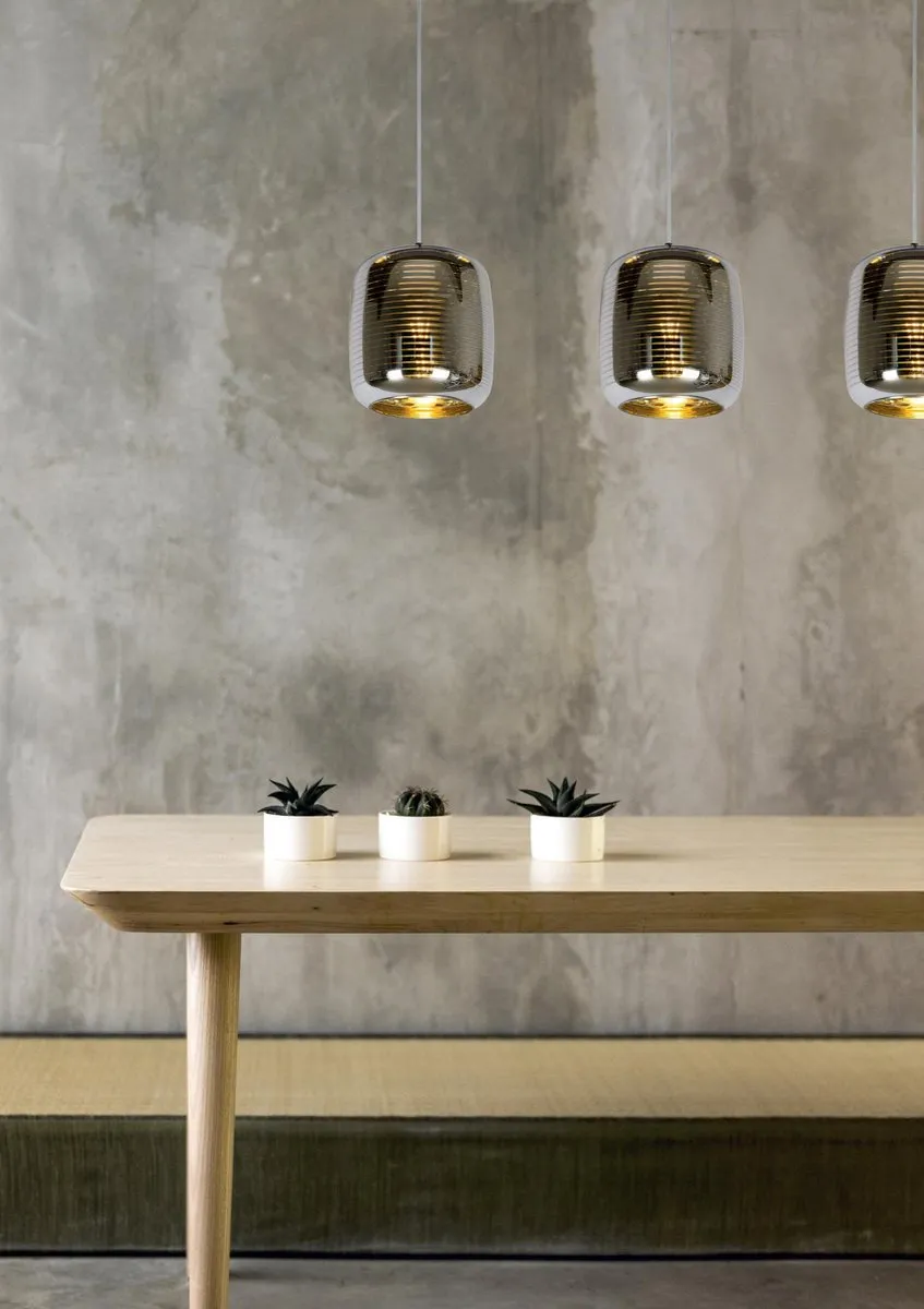 Lucide ERYN Hanglamp 3xE27 - Chroom - afbeelding 4 van 6