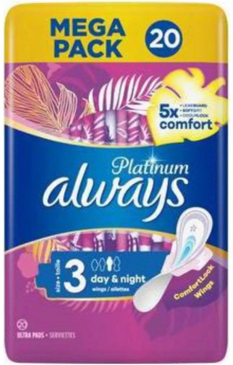 Always Platinum Size 3 Day & Night