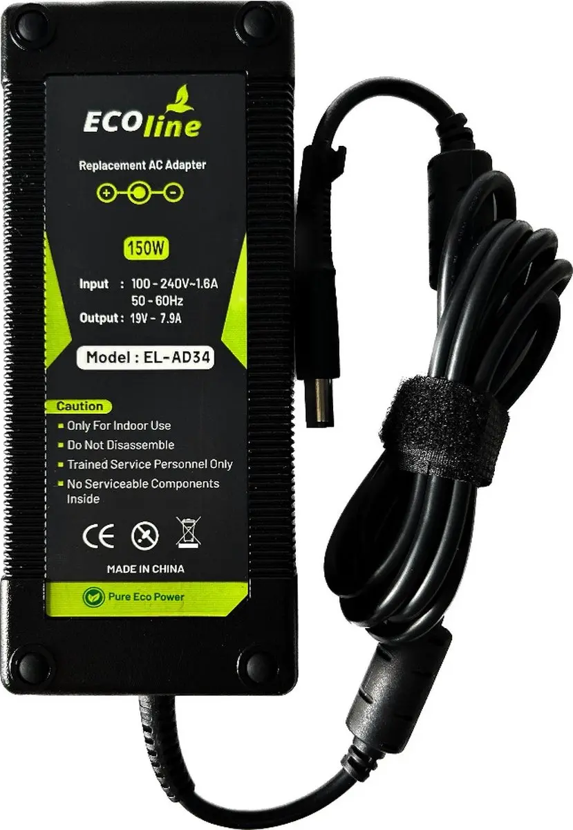 Ecoline Oplader 19V 7.9A 150W - HP EliteBook/ZBook - afbeelding 6 van 6