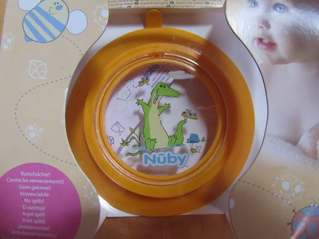 Nûby Kom met Zuignap - Groen