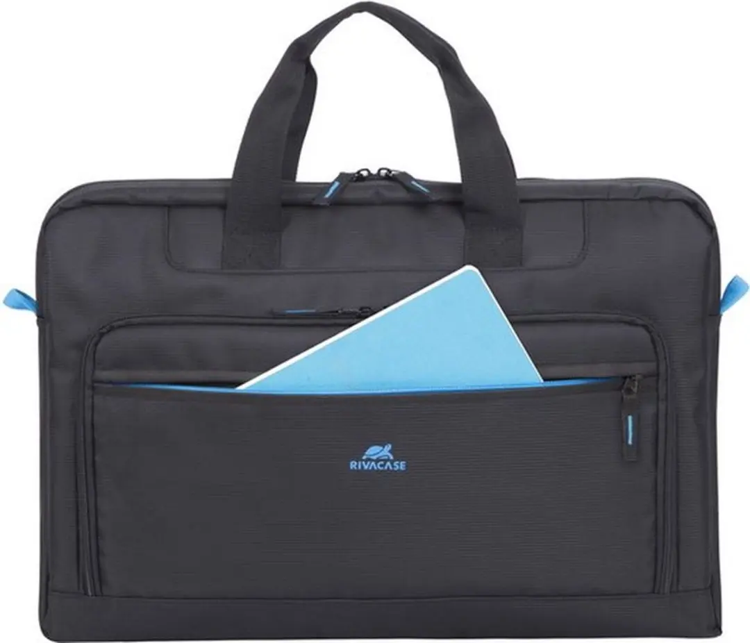 RivaCase Regent II 17,3" Laptophoes - Zwart - afbeelding 6 van 6