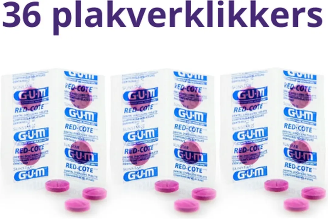 Gum Red-Cote Plakverklikker Tabletten