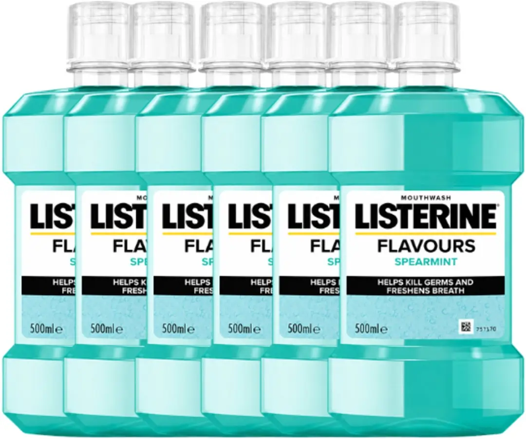 Listerine Spearmint Mondwater 6x500ml