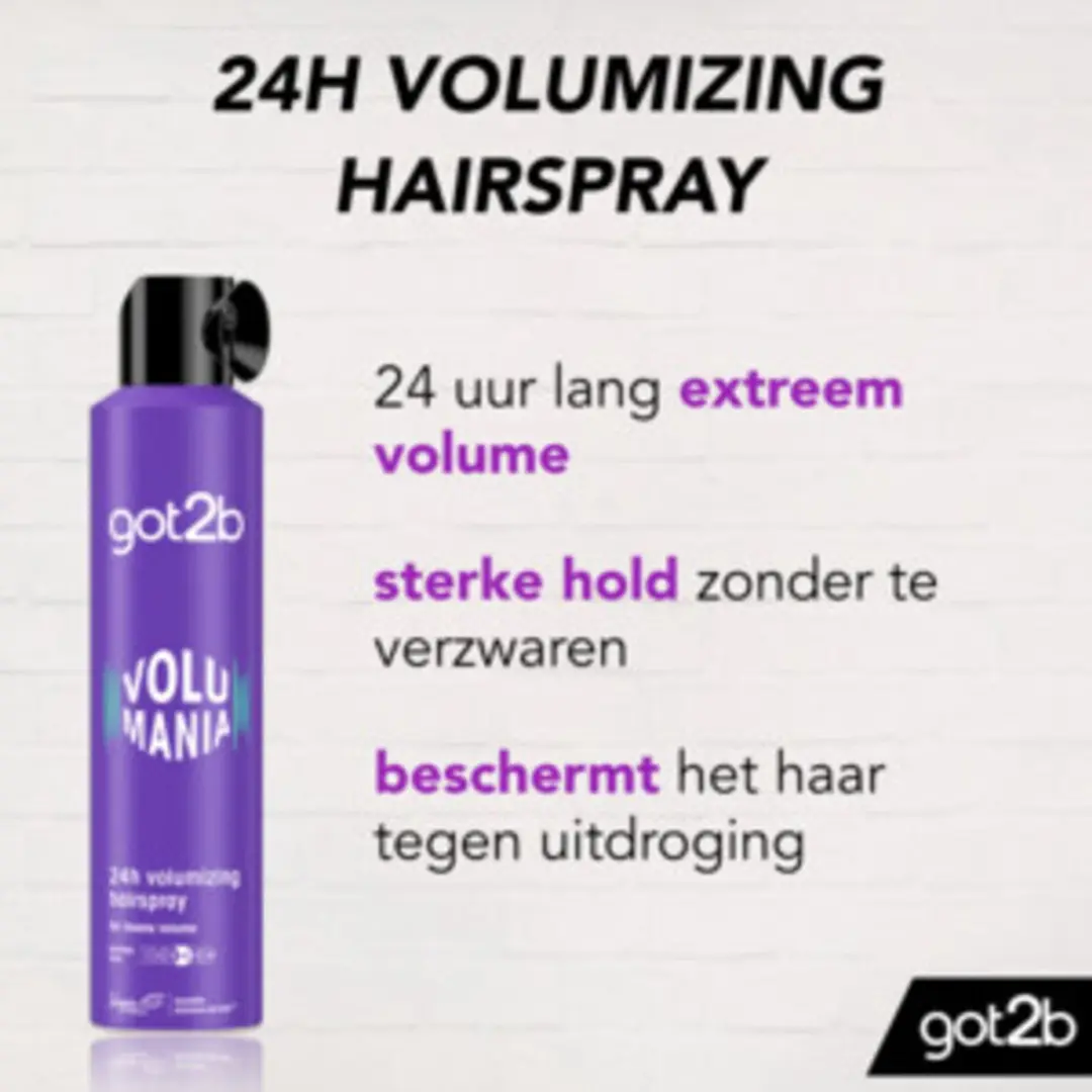 Got2b Volumania Haarspray 300ml - 3 Stuks