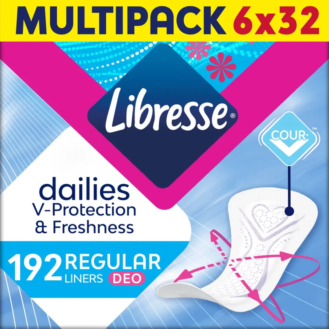 Libresse Normal Deo Fresh Inlegkruisjes 192 Stuks