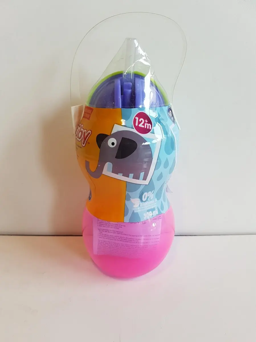 Nûby Flip-It Antilekbeker 300ml - Roze