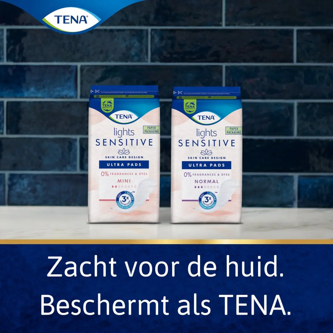 TENA Sensitive Lights Ultra Pads Mini - 20 Stuks - afbeelding 6 van 6