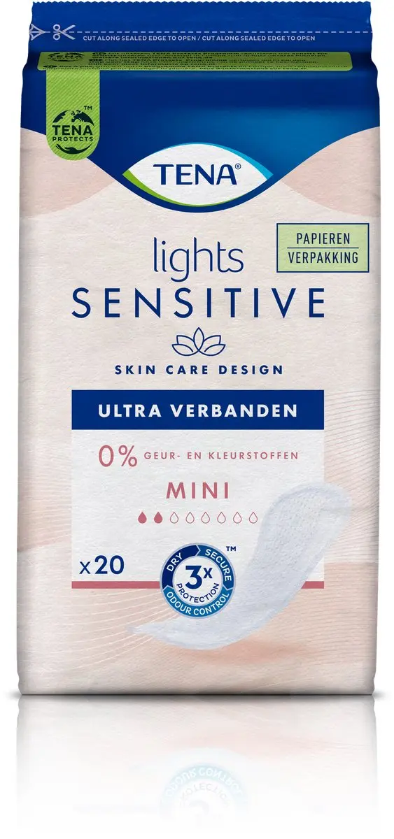 TENA Sensitive Lights Ultra Pads Mini - 20 Stuks