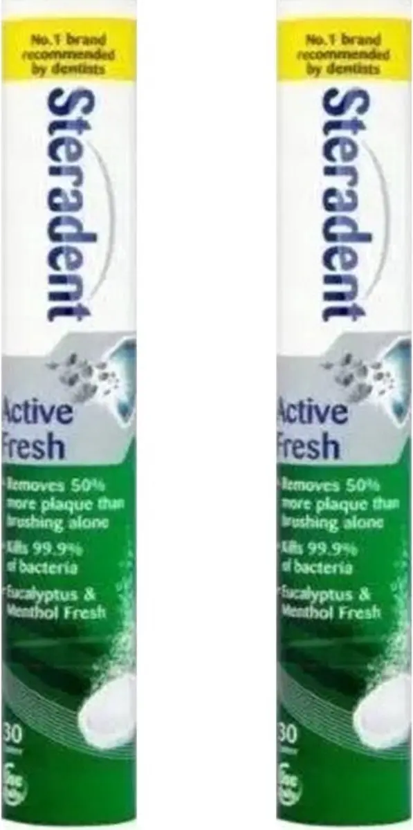 Steradent Active Fresh Reinigingstabletten